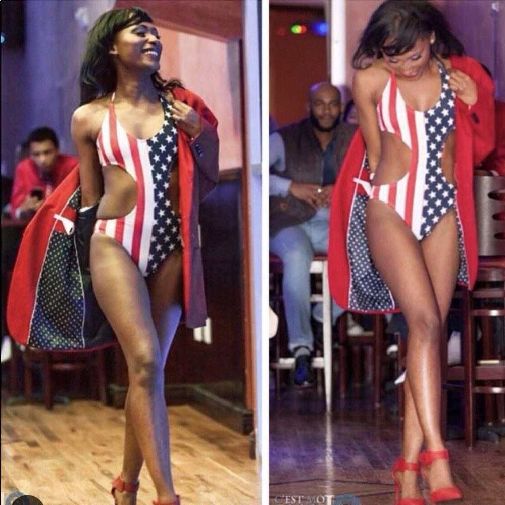 NEW!!! Forever 21 flag bikini